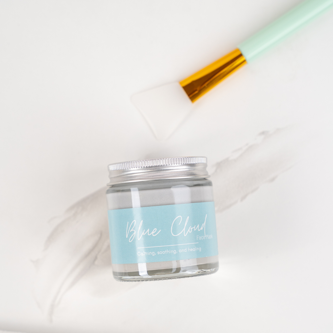 Blue Cloud Face Mask