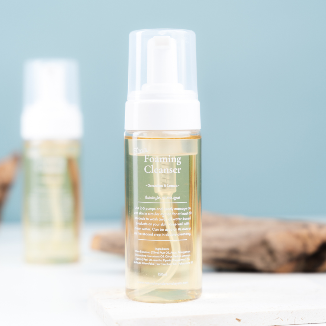 Foaming Facial Cleanser - Geranium Lemon