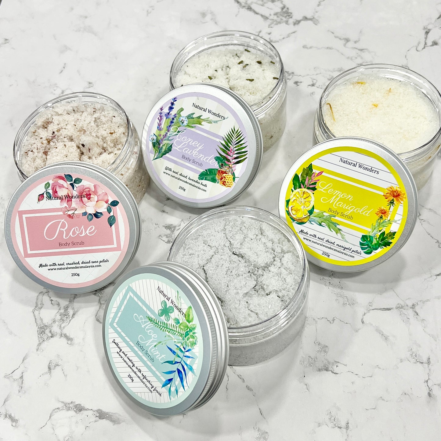 Classic Dry Body Scrubs - 6 Varieties