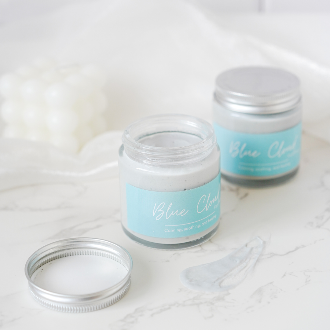 Blue Cloud Face Mask