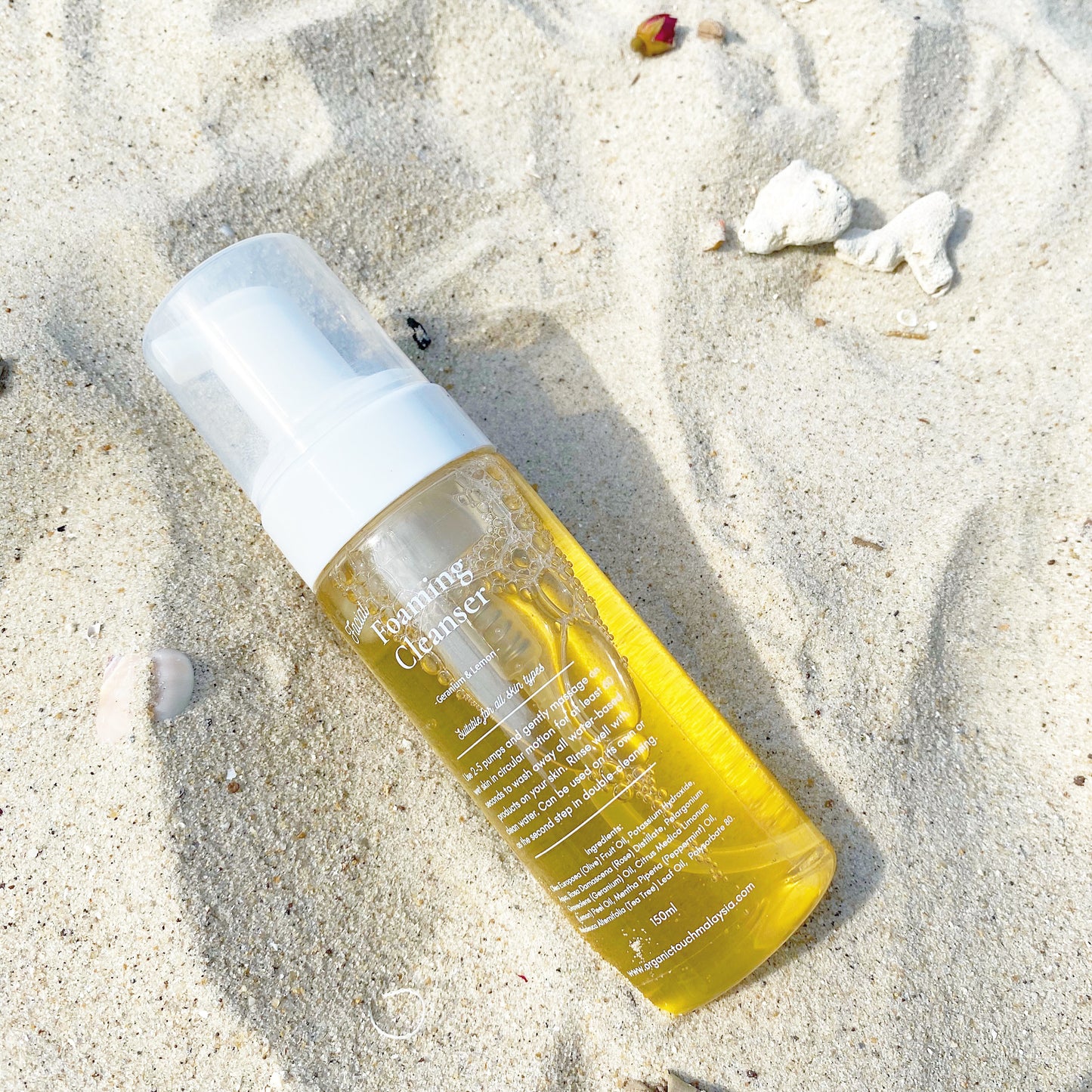 Foaming Facial Cleanser - Geranium Lemon