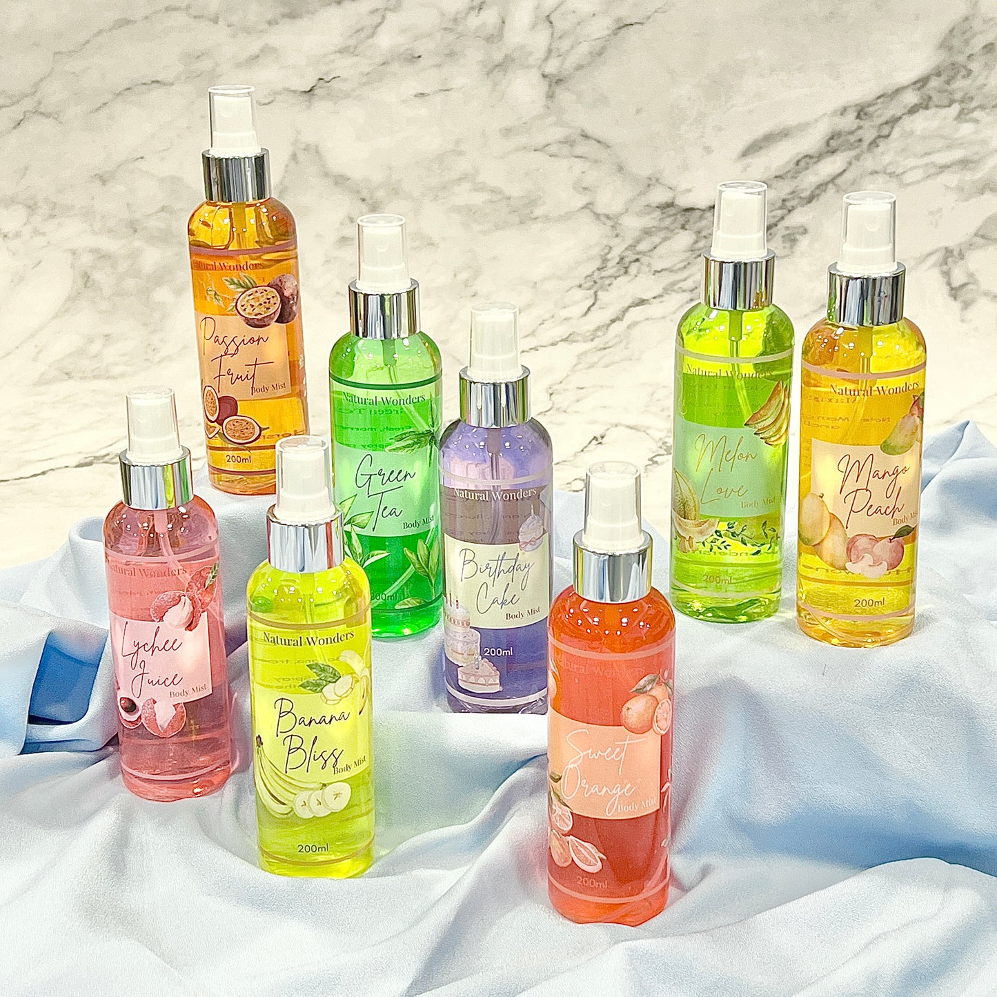 Body Mists - 7 Varieties