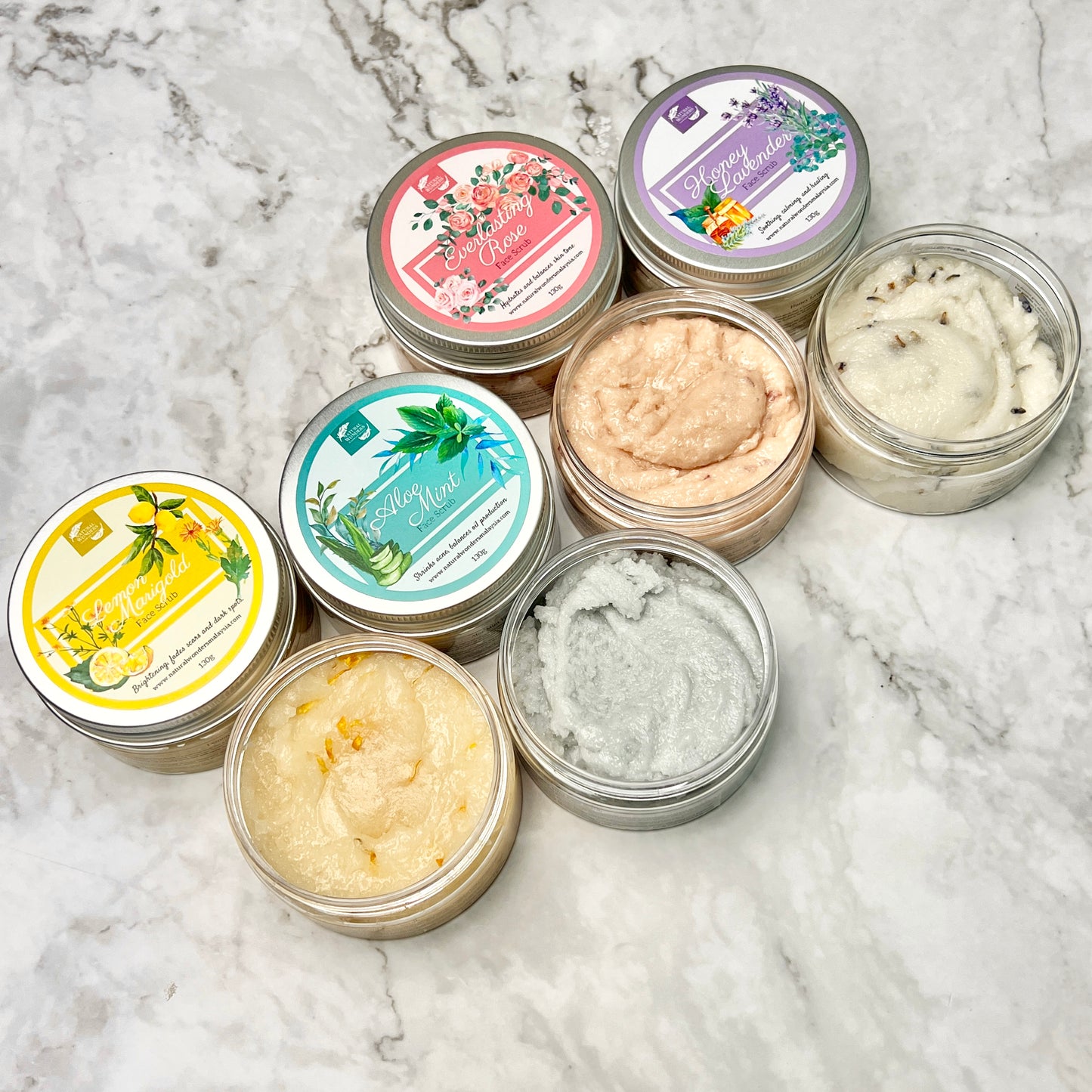Honey Lavender Face Scrub