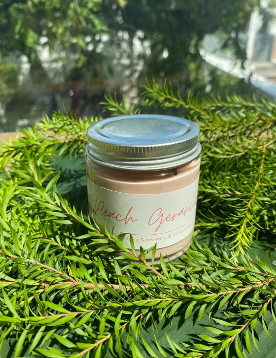 Peach Geranium Face Mask