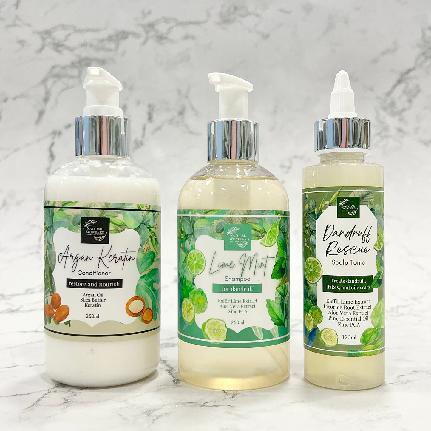 Haircare Bundle Set (Shampoo + Conditioner + Tonic)