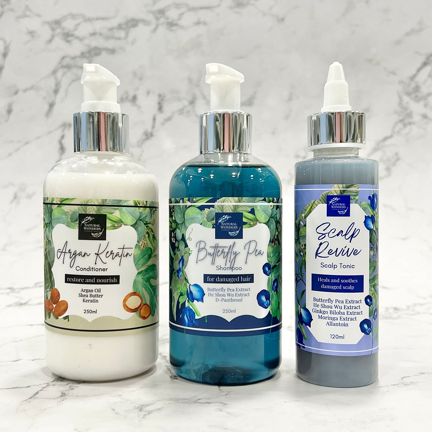 Haircare Bundle Set (Shampoo + Conditioner + Tonic)